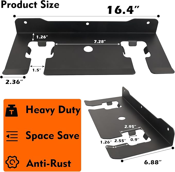 MUTUACTOR Heavy Duty Weed Eater Hanger, Large Opening Garage Organizer - Image 5
