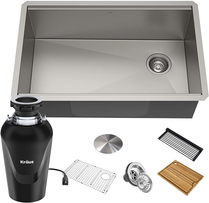 KRAUS Kore Workstation 32-inch Undermount 16 Gauge Stainless Kitchen Sink by KRAUS