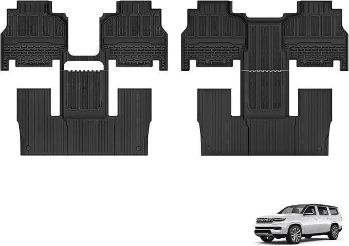 3W Floor Mats Fit for Jeep Grand Wagoneer/Grand Wagoneer L 2022 2023 2024 2025 - Image 2