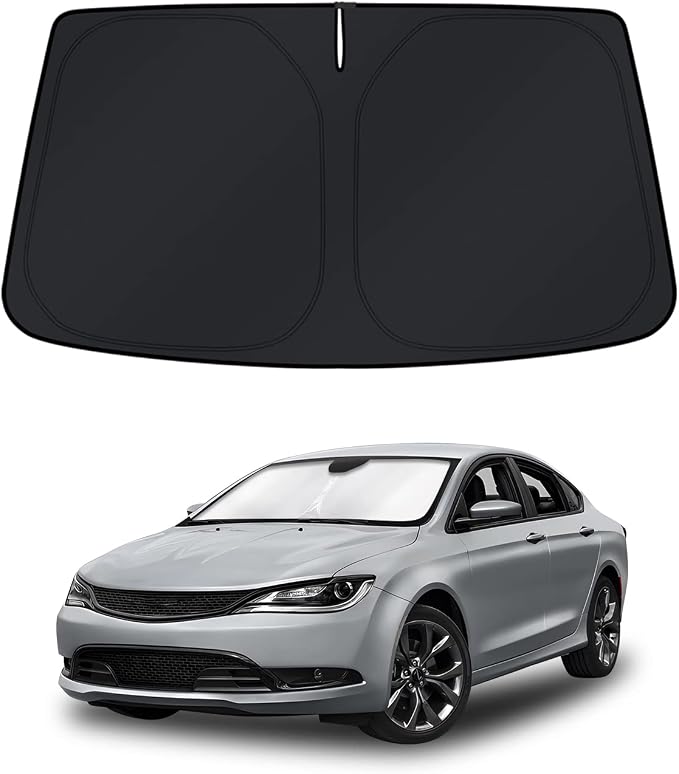 KUST Windshield Sun Shade for Chrysler 200 2011-2018 Window Shade Sun Visor by KUST