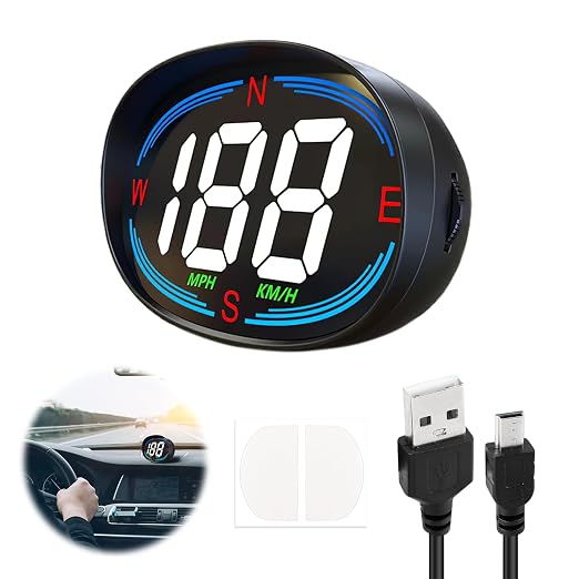 GPS Digital Speedometer for Car MPH, Universal HUD Speed Meter - Image 7
