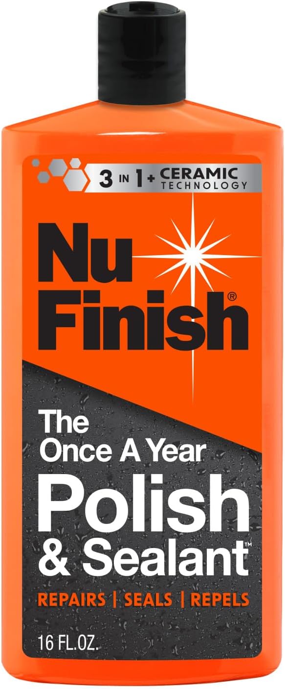 Nu Finish Once a Year Polish and Sealant, Car Polish and Paint Sealant by NuFinish