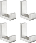 Angle Simple Towel Hooks for Bathroom, SUS 304 Stainless Steel Robe Coat Hooks by AngleSimple