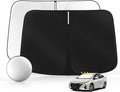 Windshield Sun Shade for Toyo-ta Prius 2016-2022 Foldable Sunshade Custom Fit by SULAGIWINDSHIELDSUNSHADE