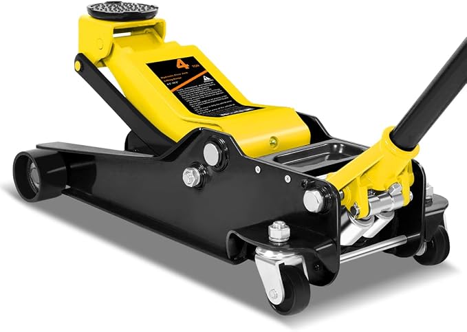 DNA MOTORING Low Profile Hydraulic Trolley Service/Floor Jack, 4 Ton Capacity by DNAMOTORING-Tools