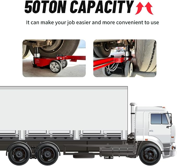 50 Ton Heavy Duty Floor Jack Pneumatic Hydraulic Jack Car Truck Lift Fit - Image 4