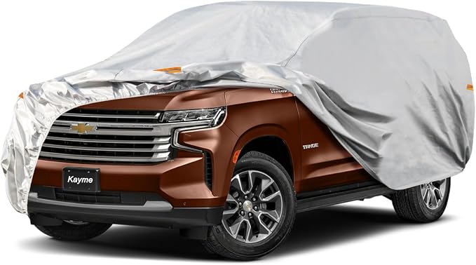Kayme Large SUV Car Cover Waterproof All Weather by kayme