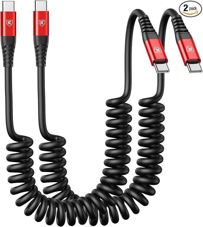 USB C Cable 3ft 2Pack USB C to USB C Charger Cable by KIYODA