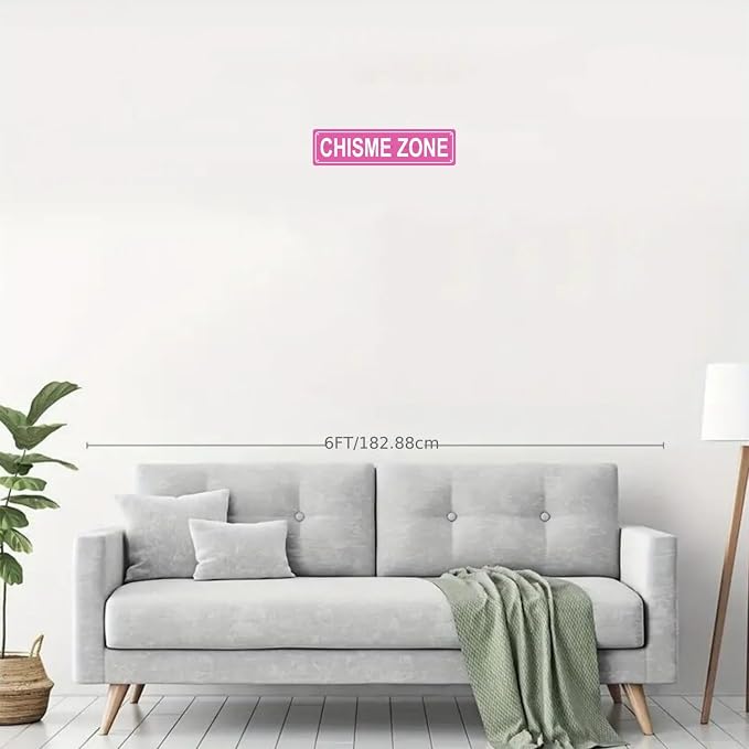 CHISME ZONE Space Metal Tin Street Sign Bar Cafe Garage Cave Home Room Wall - Image 3