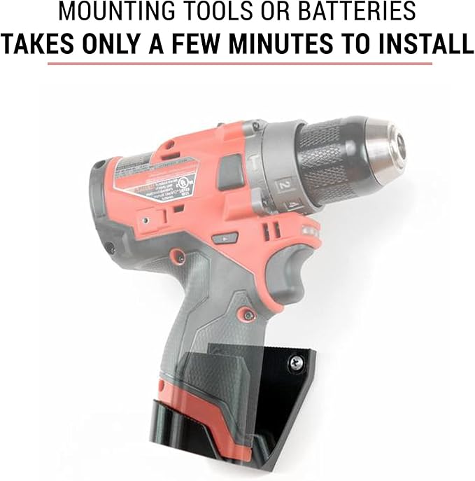 Spartan Mounts for Milwaukee M12 Tool Right | Wall Display Hook Holder | Power - Image 4