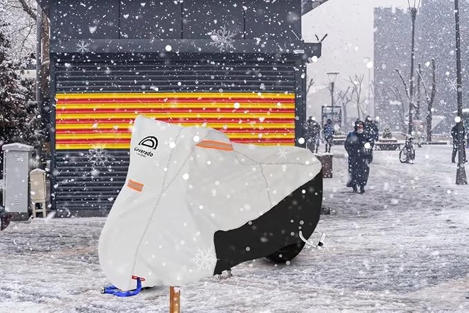 Coverado Motorcycle Cover Waterproof, All Weather Protection Outdoor Full - Image 9