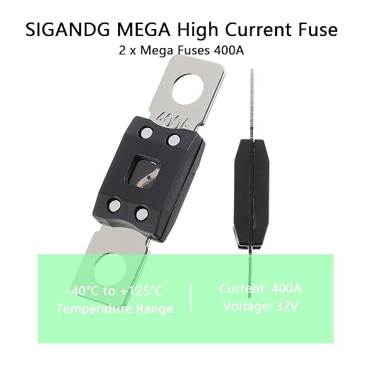 400A MEGA High Current Fuse - 400 Amp Bolt-on Fuse - Image 5