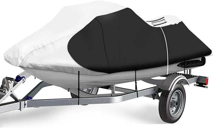 iCOVER Personal Watercraft Cover- Water Proof Heavy Duty Trailerable Jet Ski by iCOVER