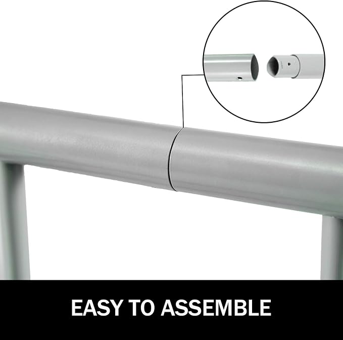 BestEquip 111" Length Floor Bike Rack, 9 Holders All-Steel Grid Bike Rack - Image 7