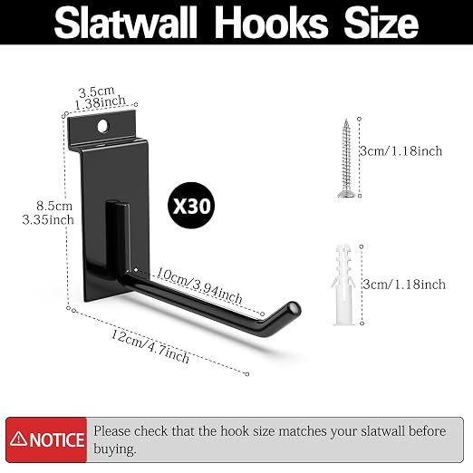 3-H Slatwall Accessories - Image 2