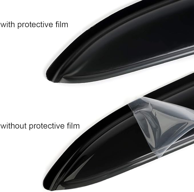 94539 Side Window Wind Deflector, Dark Smoke Window Visor fit - Image 5