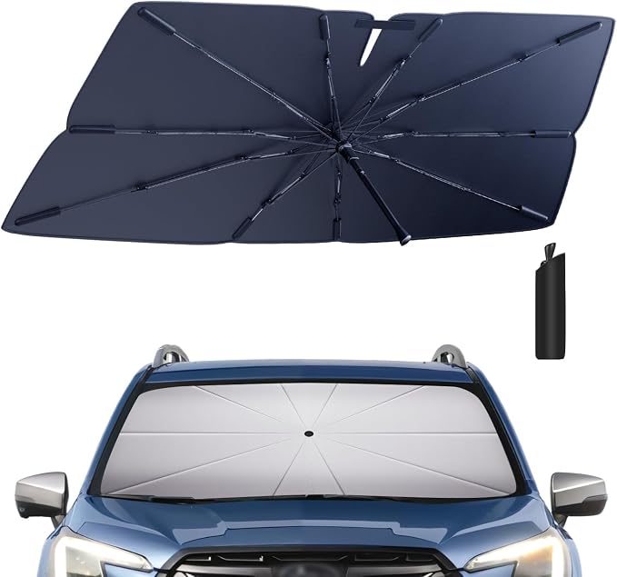 Windshield Sun Shade Umbrella: for Subaru Forester-2019-2024 2025- Front Custom by HIMUMOY