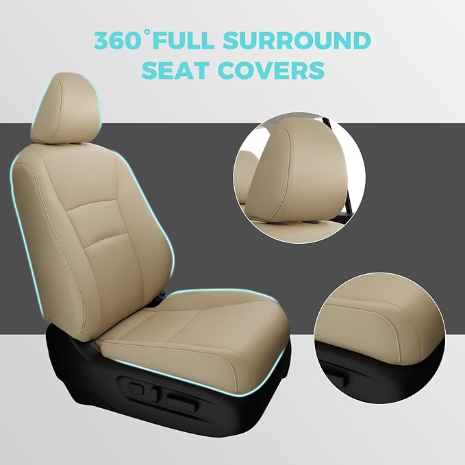 for Honda Pilot Seat Covers, Car Seat Protectors Full Set Custom Fit Pilot EX-L - Image 4