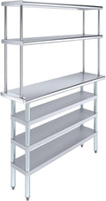 Amgood 14" x 48" Stainless Steel Work Table by AmGood