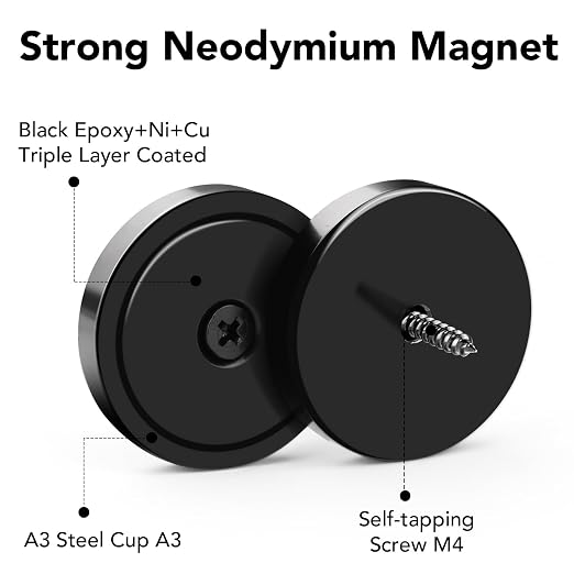 LOVIMAG Strong Neodymium Cup Magnets, 3 Sizes, Holding Tools - Image 6