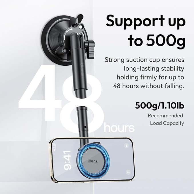 ULANZI ZJ06 Magnetic Suction Cup Mount Compatible - Image 2