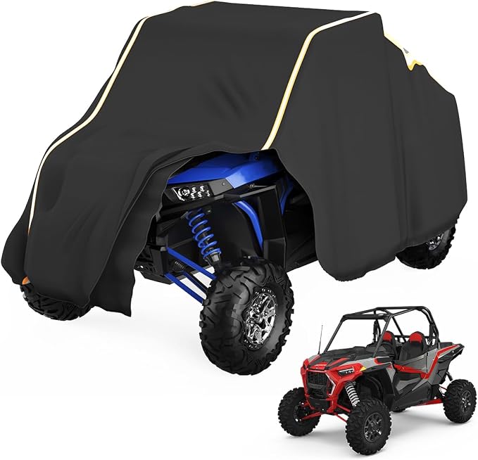KEMIMOTO UTV Cover 2 Seater Heavy Duty Medium Size Compatible by kemimoto