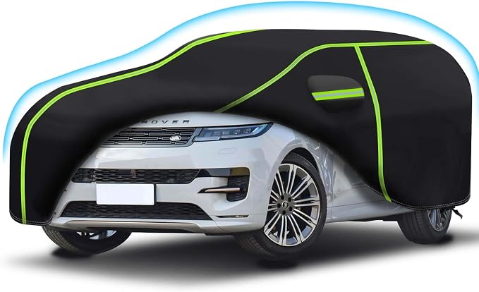 6 Layers Full Car Cover for 2013-2024 Land Rover Range Rover Sport, Waterproof by BENDCOKO