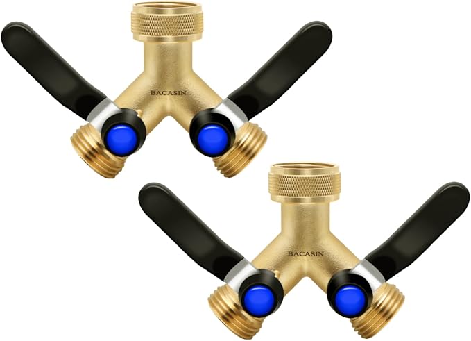 2 Pack Hose Splitter 2 Way Heavy Duty by Unknown