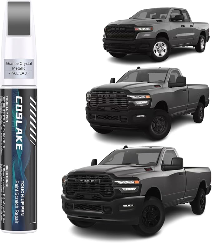 Car Touch Up Paint ) for Dodge Ram, Car Paint Scratch Repair Kit, Quick & Easy by COSLAKE