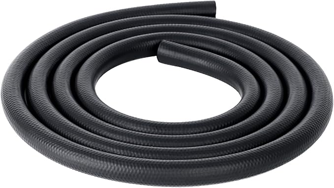 LokoCar Rubber Fuel Hose Line Push Lock 3/4" ID SAE 30R7 NBR 10ft 300PSI Black by GetToKnowEachOther