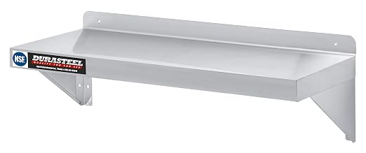 DuraSteel Stainless Steel Wall Shelf by DuraSteel