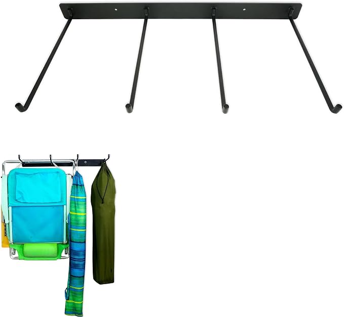 StoreYourBoard Double Chair Storage Rack – 2 Pack Heavy Duty Folding Chair Rack - Image 5