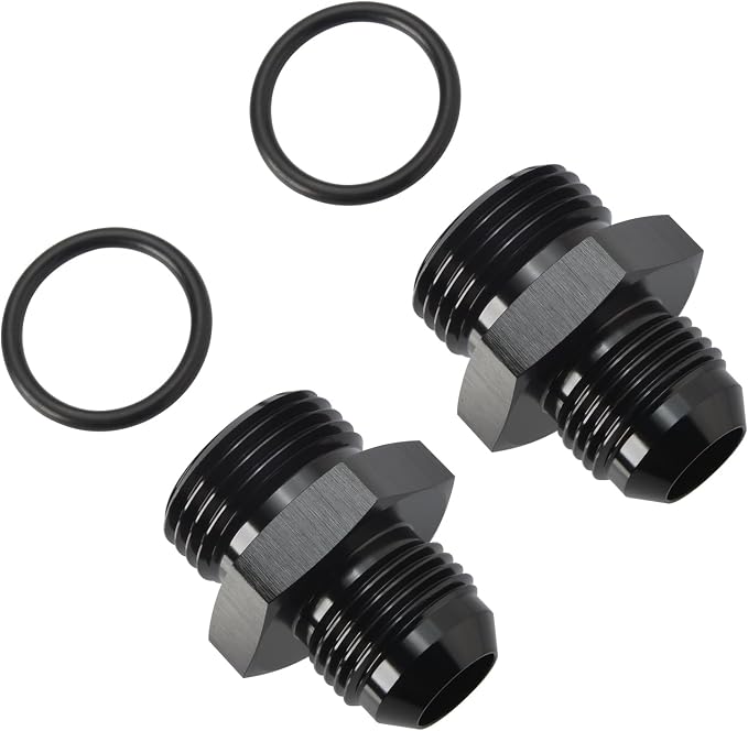 10AN Male Flare to 12AN ORB O-ring Boss Fuel Pump Rail Adapter Fitting Aluminum - Image 3