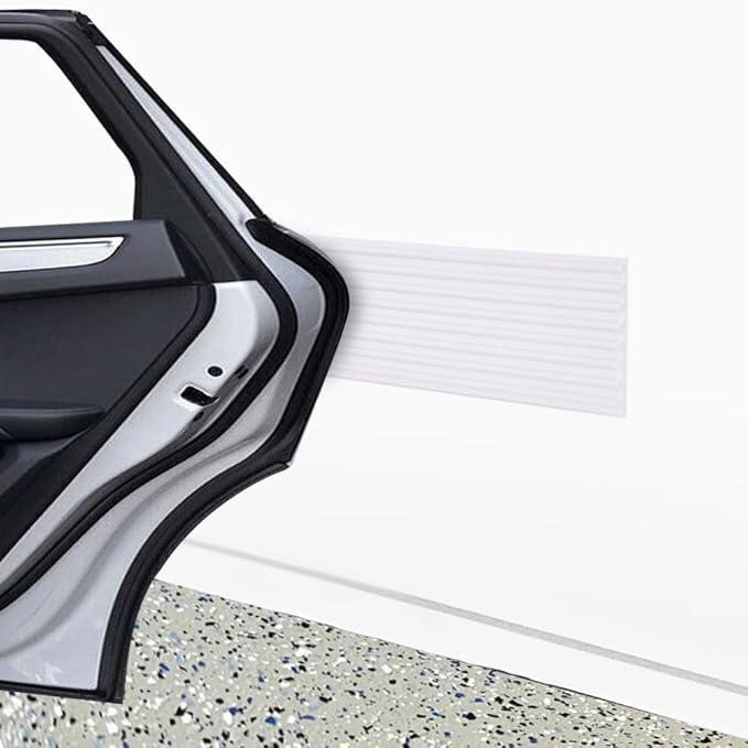 RUBBER BOND Garage Wall Protectors - 4in x 10ft Strong Self-Adhesive Rubber - Image 4