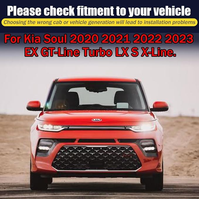 Rain Guards for Kia Soul 2020-2023, Tape-on Side Window Deflectors for Kia Soul - Image 6