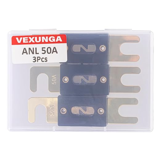50A ANL Fuse 50 Amp Inline Blade Fuses 32V - Image 5