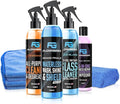 Grand Slam 4-Pack Includes Waterless Car Wash Spray + Instant Car Scratch by Flowgenix