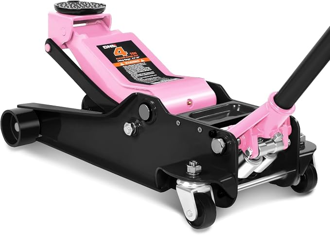 DNA MOTORING Floor Jack 4 Ton Capacity, Fast Lift Low Profile Hydraulic Trolley by DNAMOTORING-Tools