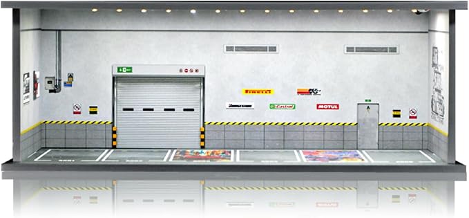 Display Case for Hot Wheels: Stackable Parking Garage for 1/64 Scale Matchbox by Saichotoy