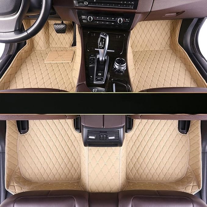 Custom Artificial Leather Waterproof All-Weather Car Floor Mats Fit by SLFCWA