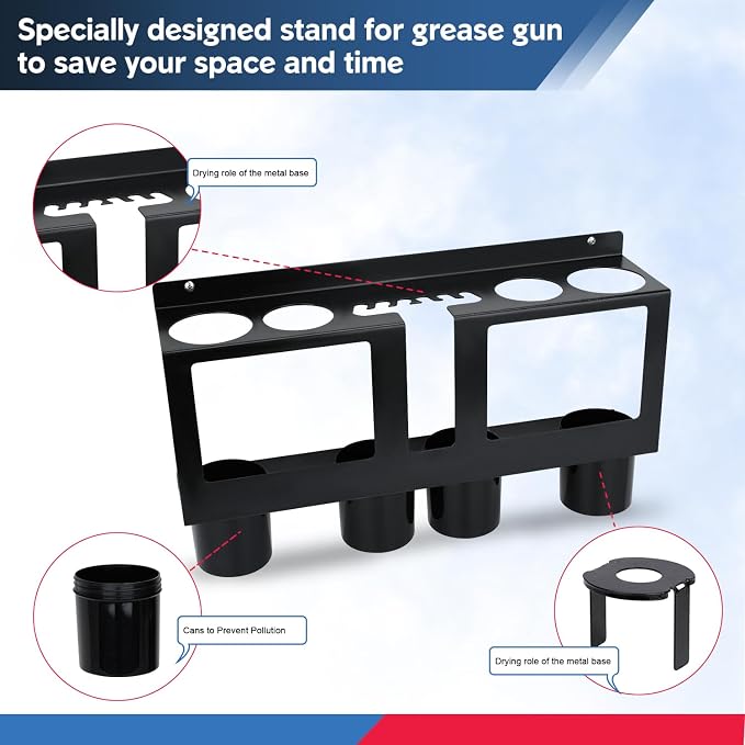 TOPOWN Grease Gun Holders Compatible - Image 4