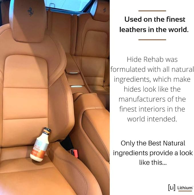 Lithium Hide Rehab Car Leather Cleaner and Conditioner - Image 4
