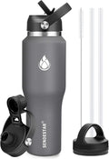 SENDESTAR 40oz Water Bottle Wide Mouth Stainless Steel Vacuum Insulated Double by Sendestar