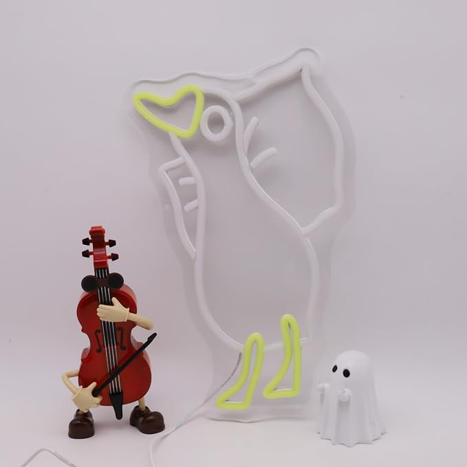 Lying Flat Duck Neon Sign, Cute LED Neon Light Sign - Image 4