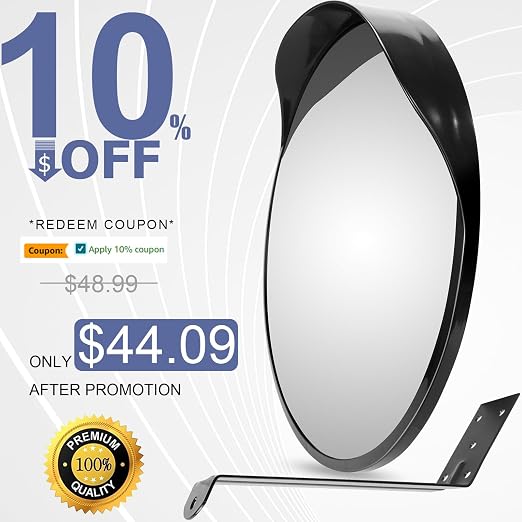 moveland 18 Inch Convex Security Mirror - Image 2