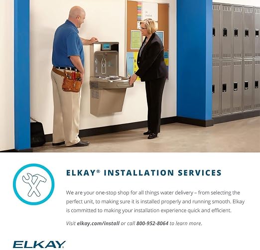 Elkay EZS8S ELKAY COMMERCIAL Wall Mount Cooler ADA Stainless Steel - Image 6