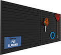 Slatwall Panel Garage Organizer PVC Slatwall Heavy Duty Wall Mounted Rack by BRITINE