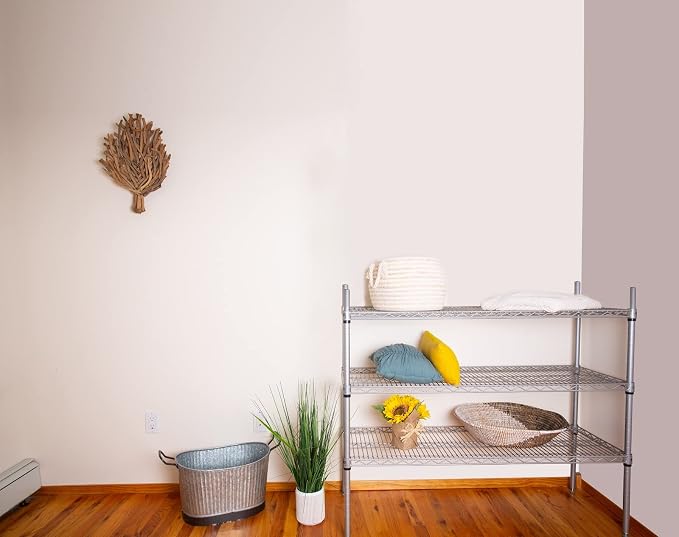 Omega 14" Deep x 30" Wide x 80" High 3 Tier Gray Starter Shelving Unit - Image 2