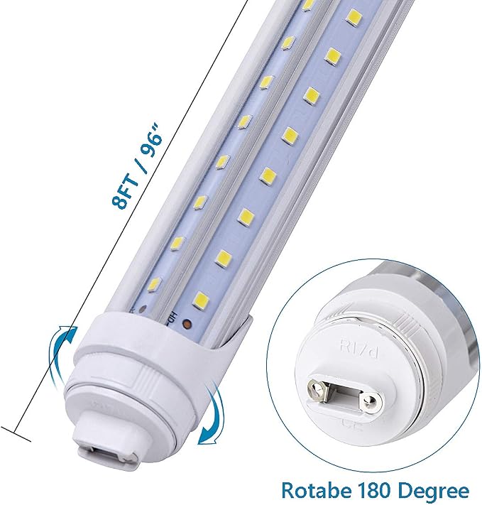 4 Pack, R17D/HO 8FT LED Bulbs - Image 5