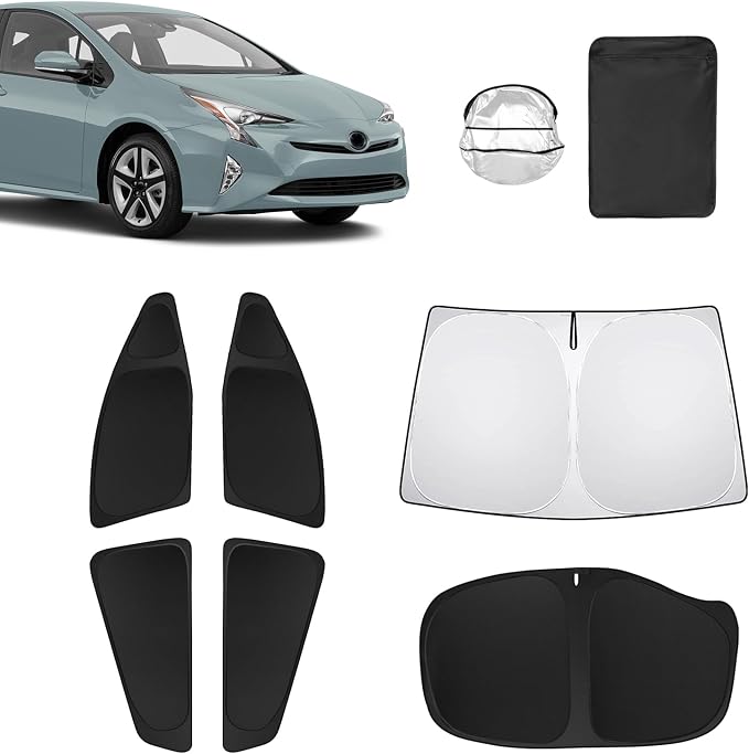 6pcs Car Window Shades for Toyota Prius Hatchback 2016-2022 Accessories by Unknown